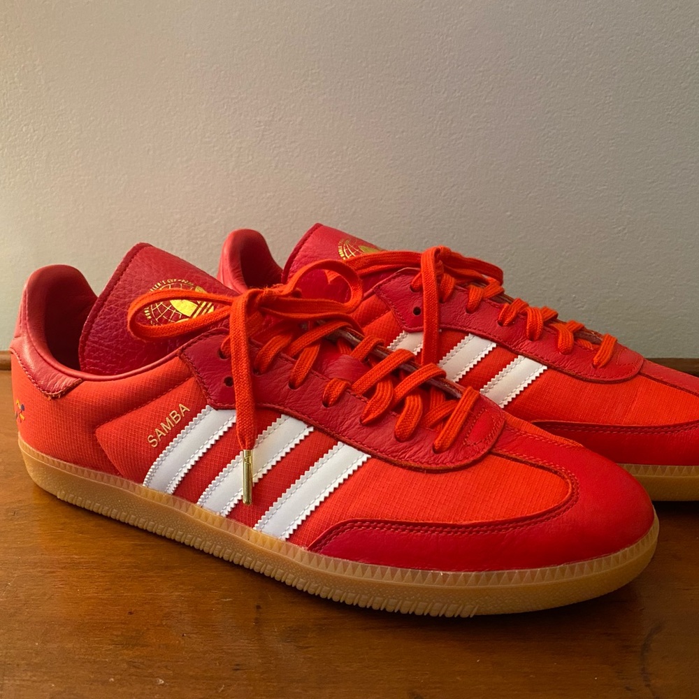 adidas Samba OG Oyster Holdings Red 11.5